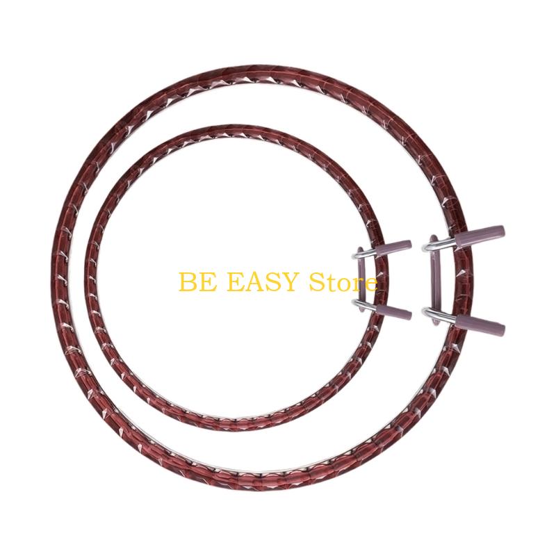 E28F 2 Pack Acrylic Craft Hoop - Art Craft Description ulasan dan harga