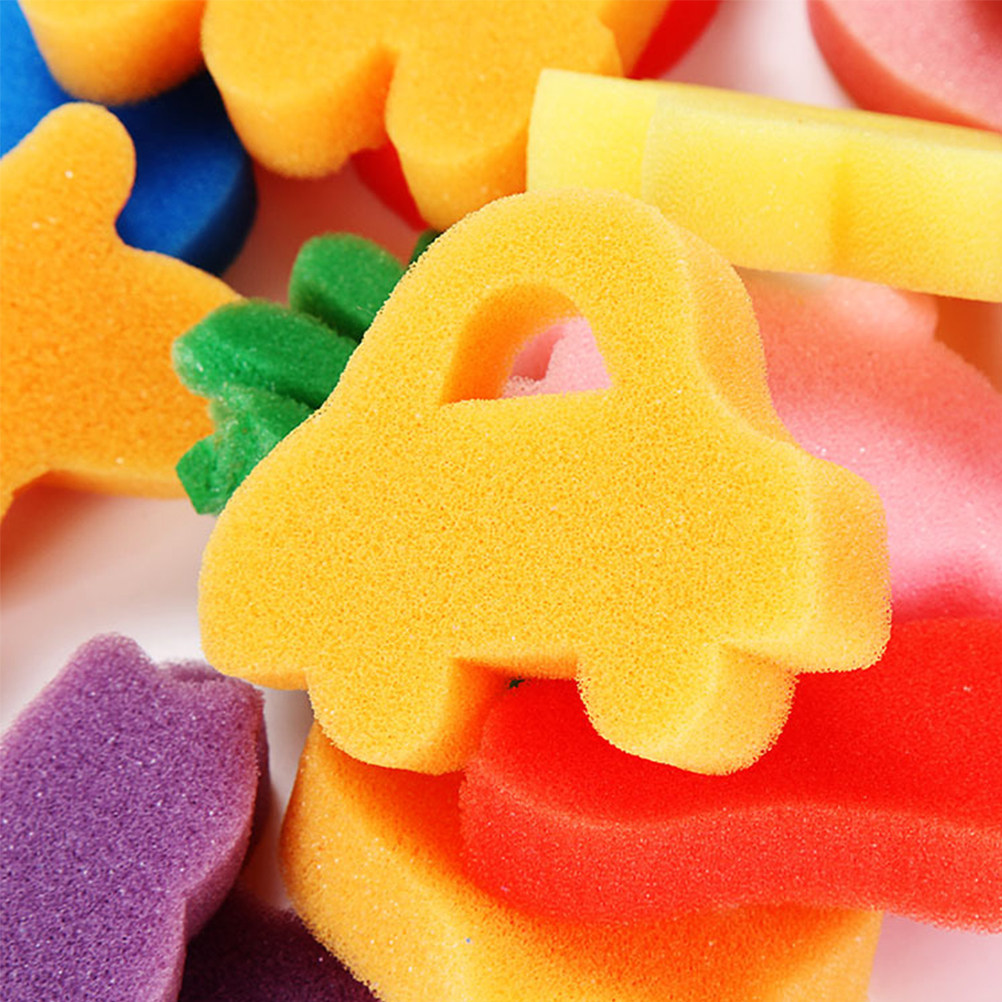 25Pcs Animal Sponge Stamps for - Art Craft Activities For Preschoolers ulasan dan harga