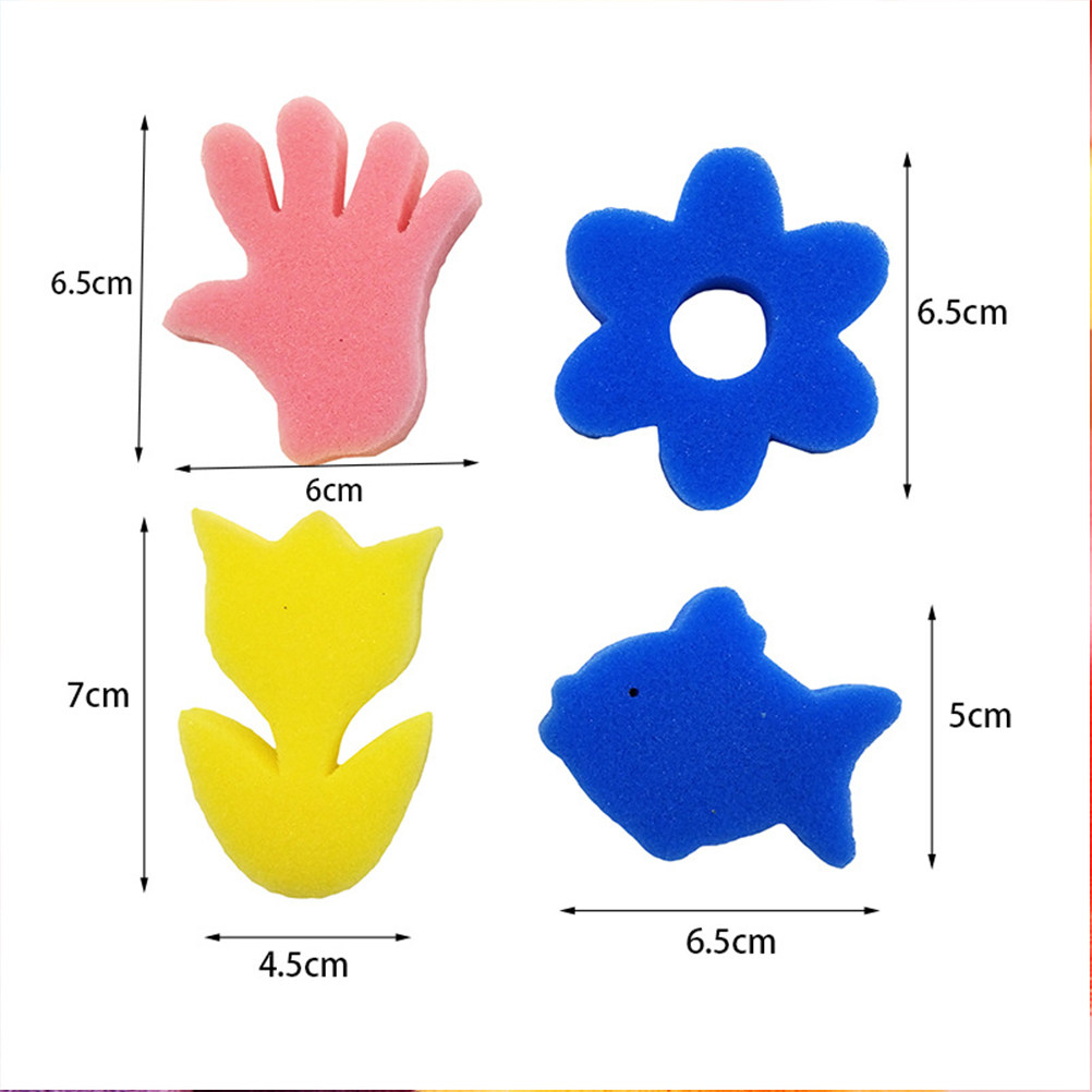 25Pcs Animal Sponge Stamps for - Art Craft Activities For Preschoolers ulasan dan harga
