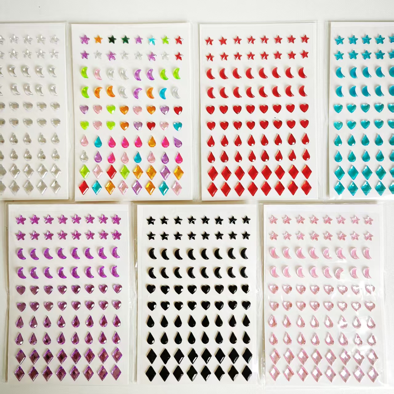 Acrylic 3D Gem Sticker Art Cro - Art Craft And ulasan dan harga