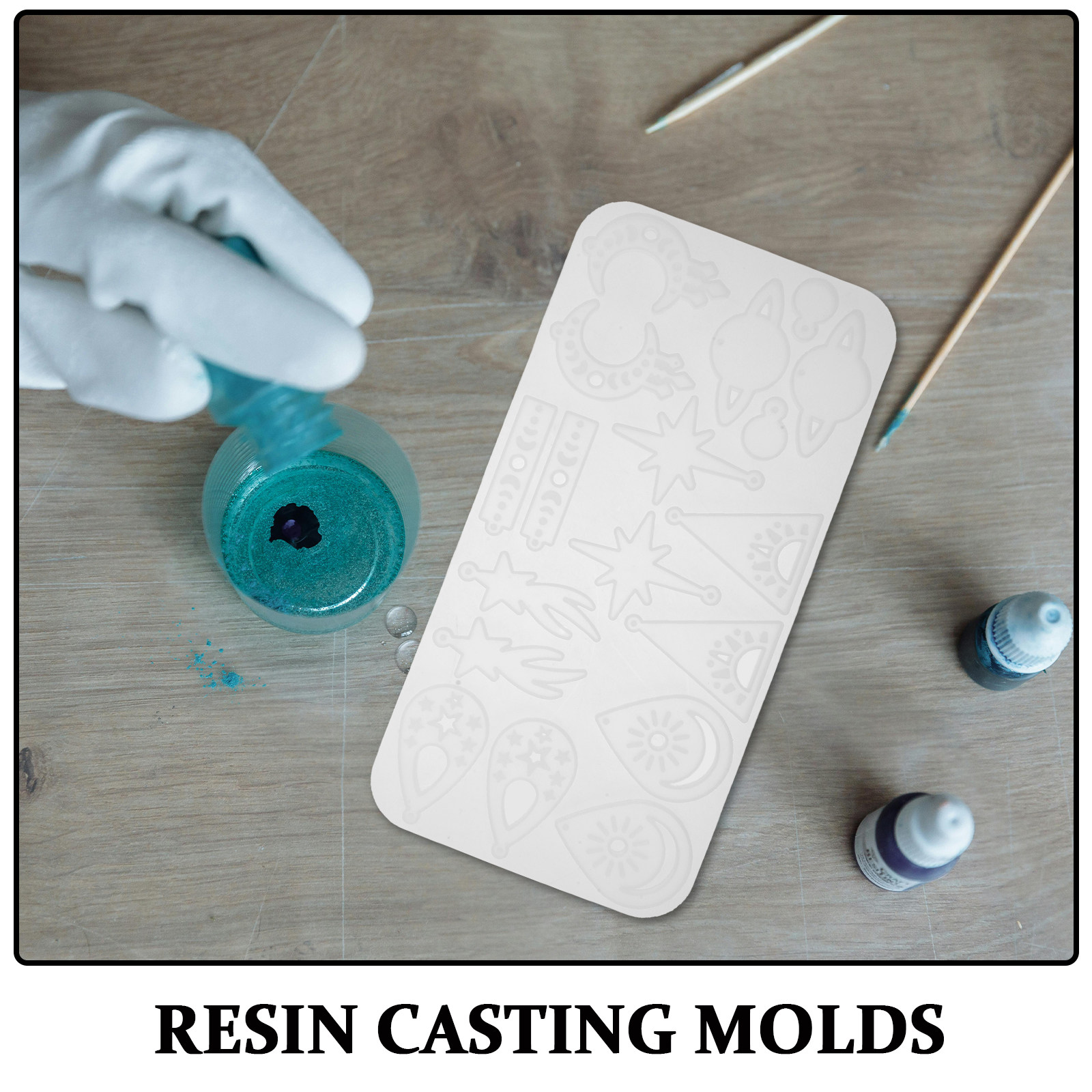 Epoxy Resin Jewelry Molds Sili - Resin Casting Mold ulasan dan harga