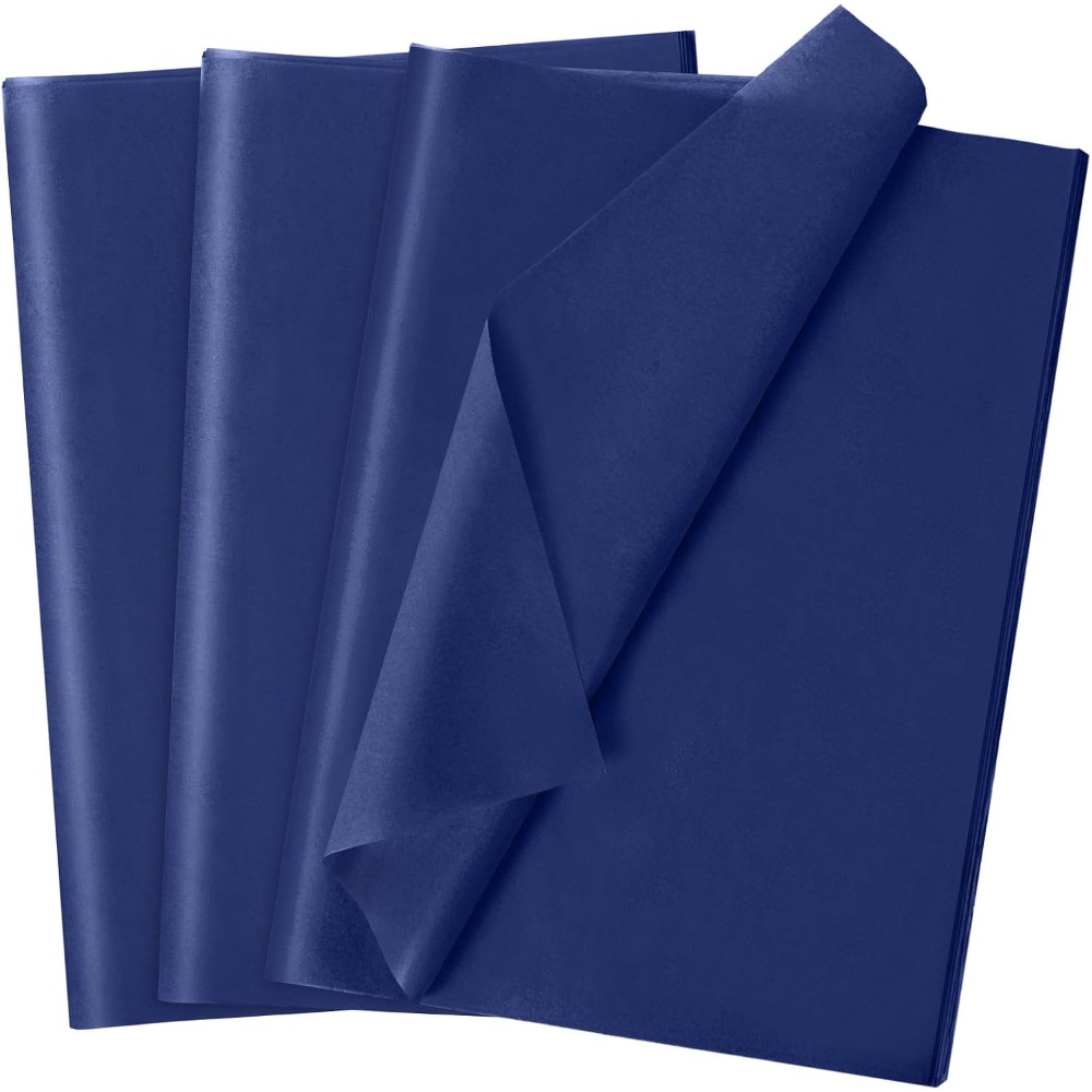 120 Sheets Navy Blue Tissue Pa - Art Craft And ulasan dan harga