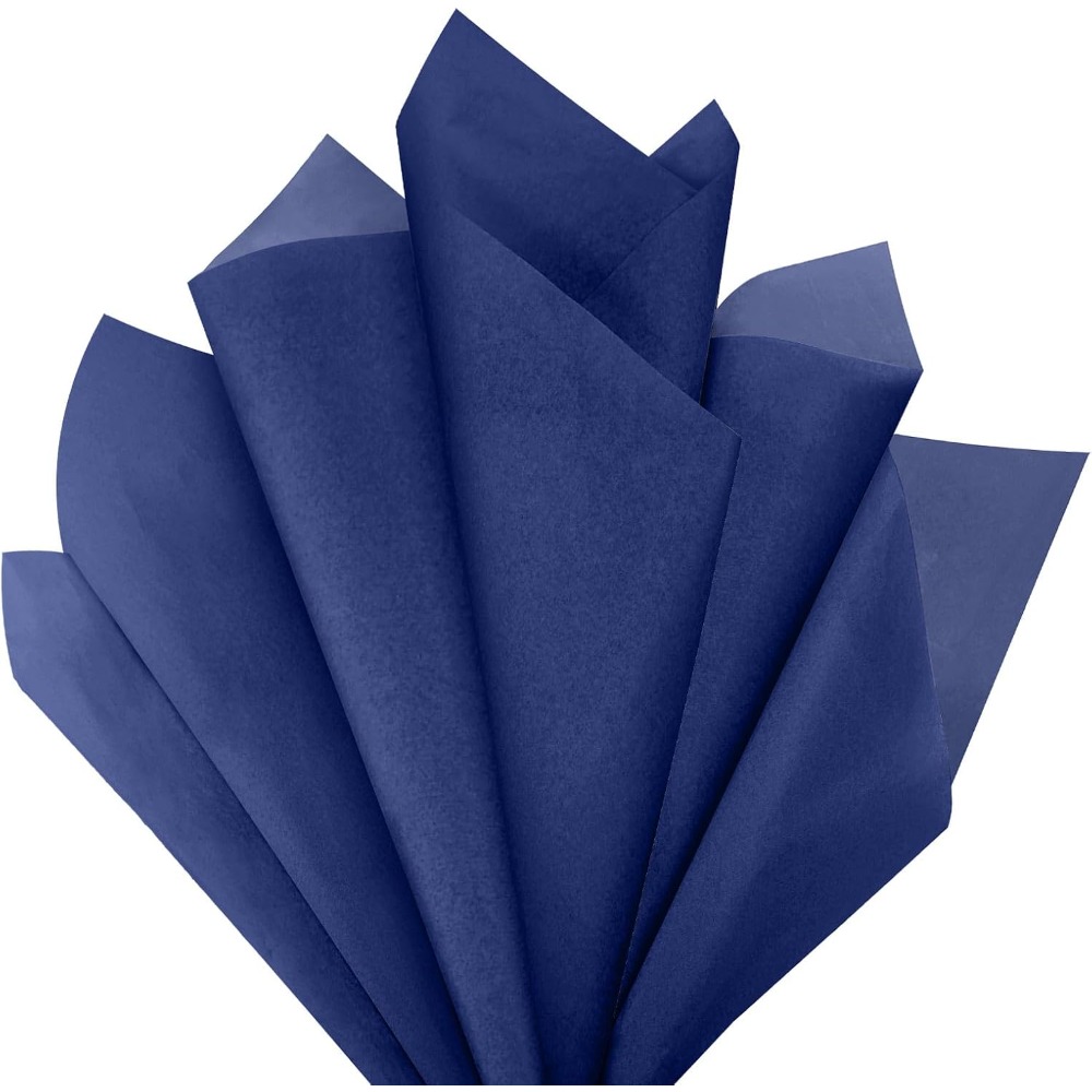 120 Sheets Navy Blue Tissue Pa - Art Craft And ulasan dan harga