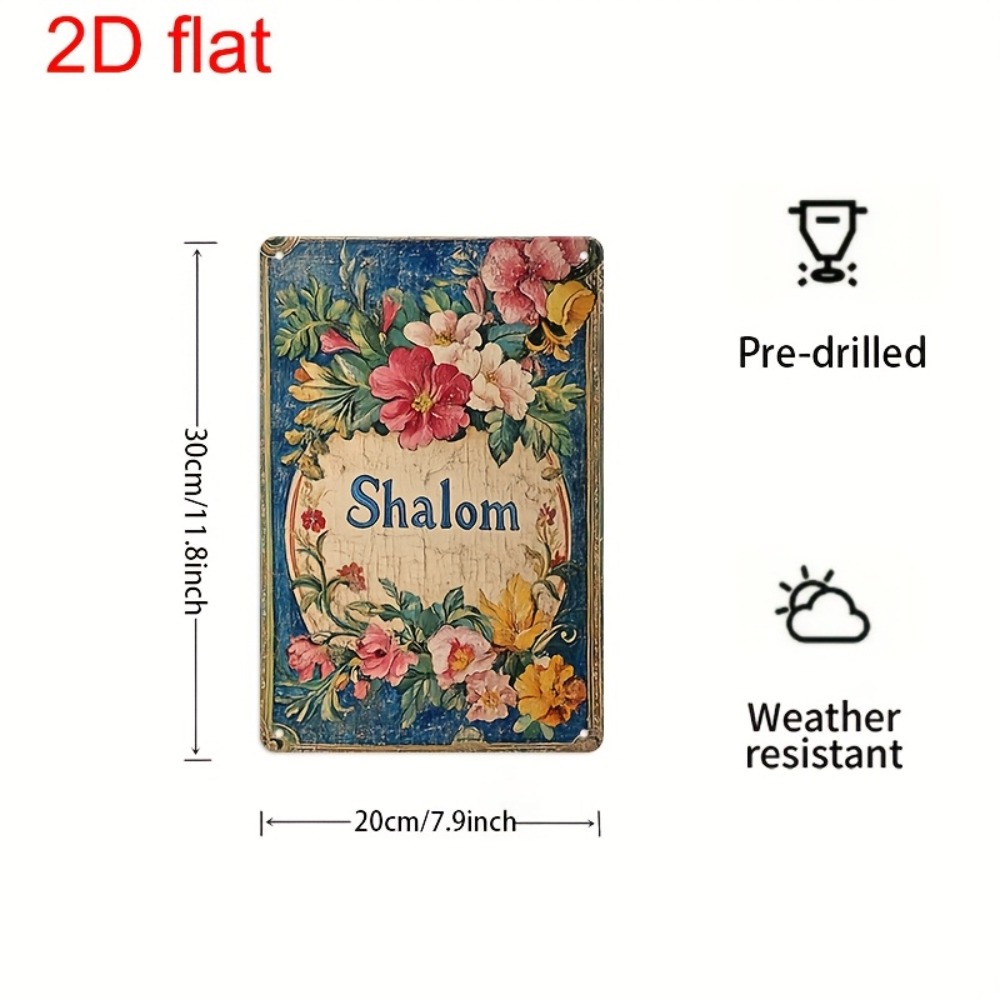 CIFBUY Vintage Floral Shalom A - Art & Craft Valley ulasan dan harga