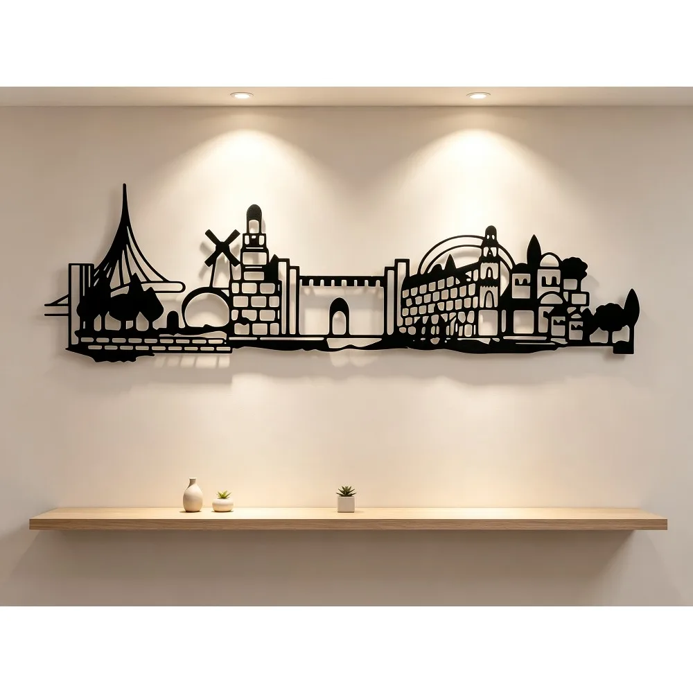 CIFBUY Iron Wall Art Jerusalem - Art & Craft Hari Raya ulasan dan harga