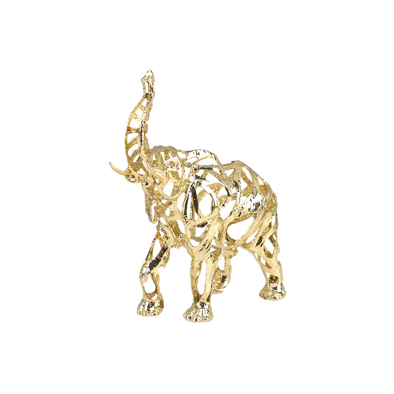 Metal Crafts Artificial Animal - Art Craft Elephant ulasan dan harga