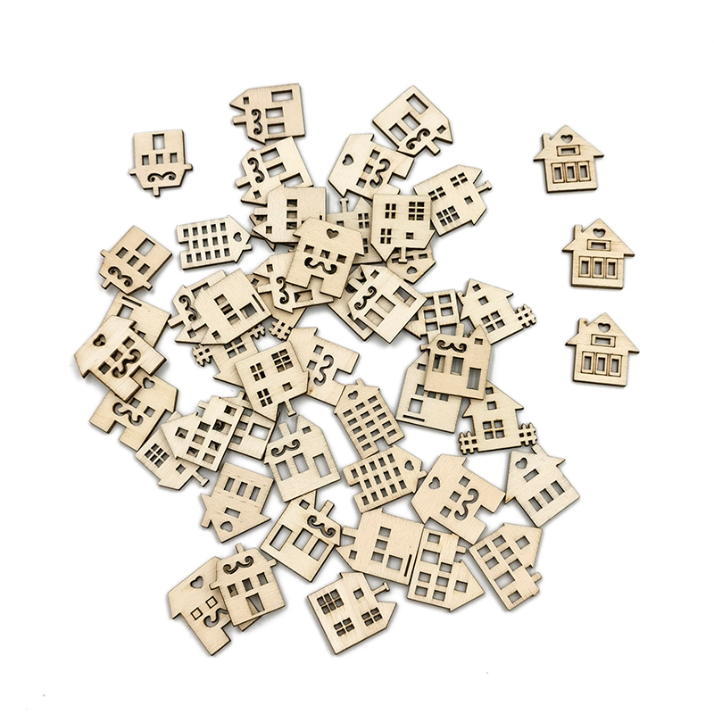 50pcs Unpainted Wood Slices fo - Art Craft Activities For Preschoolers ulasan dan harga