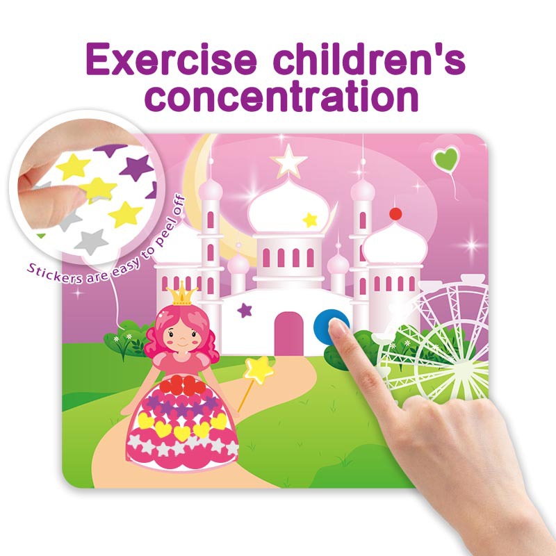 Unicorns Princesses Dot Sticke - Art Craft Activities For Preschoolers ulasan dan harga