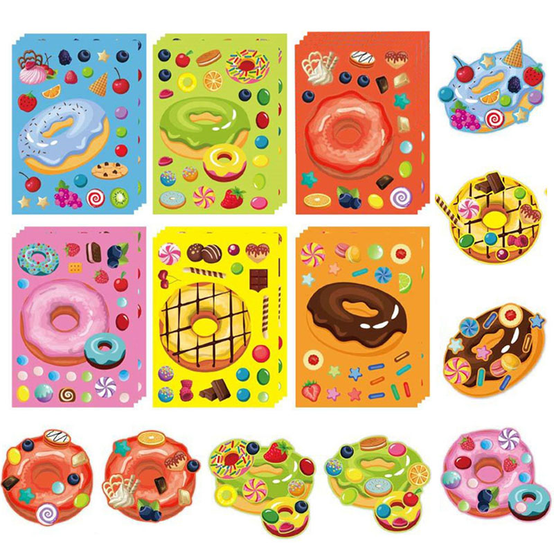 Make a Face Donut Stickers for - Art Craft For Toddlers ulasan dan harga