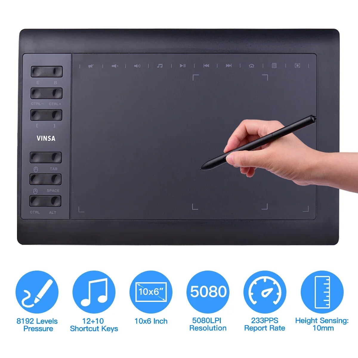 10x6 Inch Professional Graphic - Art Craft Online ulasan dan harga